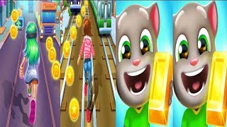 Subway Princces Runner 2022 vs  Farmer's Ginger vs Hank Vs Street Rush Android iOS Gaming Channel