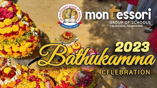 Bathukamma Celebration  2023 | Part-1 | Montessori  High  School | Valigonda