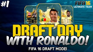 FIFA 16 - DRAFT DAY! - SUPERB TEAM w/ RONALDO! - Episode #1 (Ultimate Team)