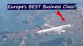 The BEST Business Class Within Europe? Air France A220 Review