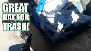 Dumpster Diving After Processing a Truckload of Pickups!