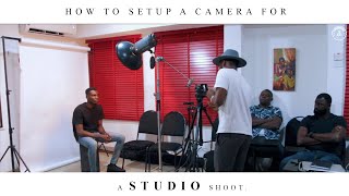 How to shoot in the studio (camera settings) - Photography Workshop