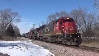 CN 2129 Takes U704 East at Cherry Valley