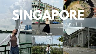 First time in Singapore! | 5 days trip, where I go & attractions I tried