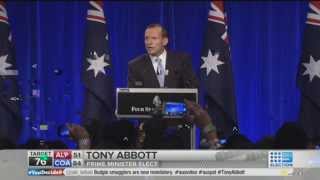 Tony Abbott Victory Speech [2013]