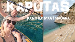 KAPUTAŞ'TAN KANO İLE MAVİ MAĞARA'YA GİTTİK! | Tatil Vlog - Travel Video