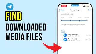 How to Find Downloaded Media Files on Telegram App on iPhone I How To Check Downloads on Telegram