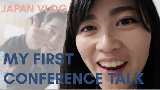 My first time speaking at a tech conference //Japan vlog