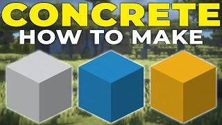 How To Make Concrete in Minecraft