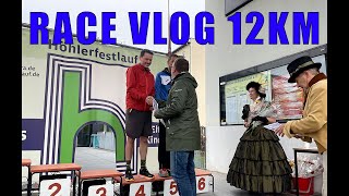 Stürmisches Laufevent - 12KM 240HM Race Vlog beim 7. Höhlerfestlauf 2022 in Gera #laufen #running