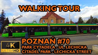 ⁴ᴷ⁶⁰ 🇵🇱 Poznan/Poland Walking Tour - #70 - Citadel Park to Lechicka Street (February 2022) [4K]