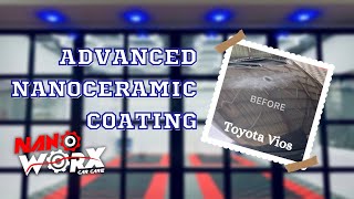 Advanced NanoCeramic Coating on Toyota Vios by Nanoworx Car Care Tarlac City