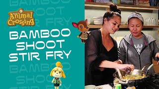 Animal Crossing-Inspired Bamboo Shoot Stir Fry