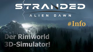 Die Sims auf einem fremden Planeten 🍂 Stranded: Alien Dawn Ep00 🍂 Info-Video Deutsch