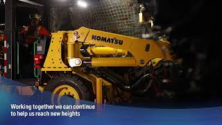 Discover underground hard rock mining solutions by Komatsu