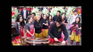 Lion Dance Drummersa  Chinese New Year Parade 2016 San Francisco