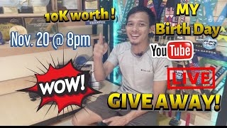 Birthday LIVE GIVEAWAY! Tune in this coming friday 8pm! #JeffinActionPH