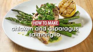 Grilled Chicken & Asparagus Salmoriglio