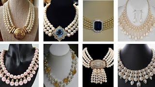 Pearls necklace designs || New necklace designs || Latest necklace designs #necklace