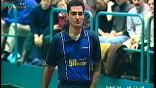 Tischtennis Bundesliga: Petr Korbel vs Ding Yi 1998