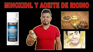 🧔Minoxidil y aceite de ricino para la Barba mejora resultados Picor en la barba aceite de ricino