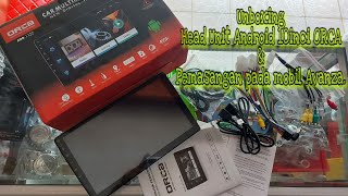 ❌❌ Unboxing head unit android 10inci ORCA 🚫🚫 Pemasangan pada mobil avanza ❌❌