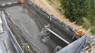 Shotcrete pool shell