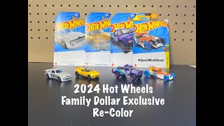 2024 Hot Wheels Family Dollar Exclusive Re-Color | Diecast Collector | Unboxing | Mazda Jaguar Dodge