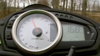 Kawasaki Z750 acceleration 0-180km/h