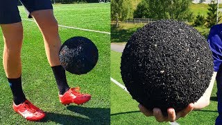 TESTING A 'BLACK BITS' FOOTBALL