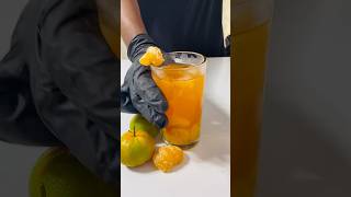 how to make Orange Juice  ASMR 🍊🧊 😋 #shorts #asmr