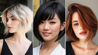 Messy Beach Wave Bob Shoulder Length Bob Haircut Layered Bobs Inverted Bob Haircut 2024