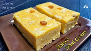 Recette Halwa Dhal Gram Facile (en Kreol 🇲🇺) | Rostone