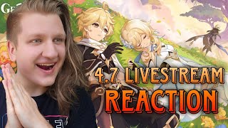 10/10 PATCH & NATLAN CRUMBS HOLY!!!! 4.7 Special Program Reaction | Genshin Impact