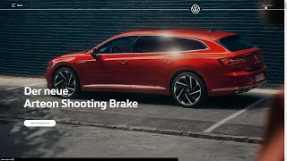 VW Arteon Shooting Brake  [Volkswagen Konfigurator]