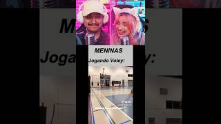 Meninas Vs Meninos jogando Volei kkkkk