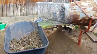 Make your own rotary soil sifter!