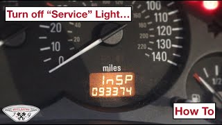 How To Reset The service Light On a Vauxhall Corsa C