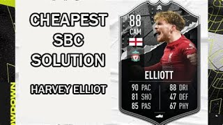 Showdown Harvey Elliott Cheapest Sbc solution | FIFA 23