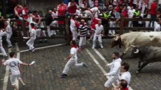 La Curva del Encierro. 8 de julio. José Escolar