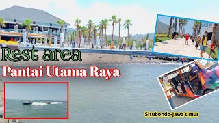 Pantai Utama raya beach Situbondo Jawa timur || trip Jember