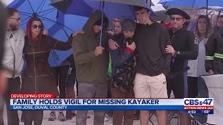 Family holds vigil for missing kayaker | Action News Jax