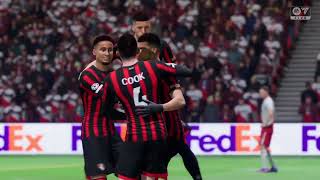 Fc 24 Ldc : Bournemouth 3-0 Utrecht 1/8 de finale aller