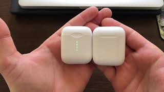 i10 TWS vs Apple AirPods: Unboxing and size comparison