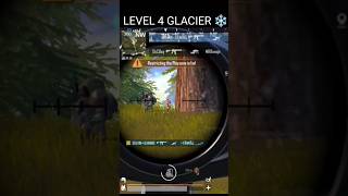 Level 4 Glacier M416 ❄️ | 1v3 Clutch 😱| BGMI | #shorts