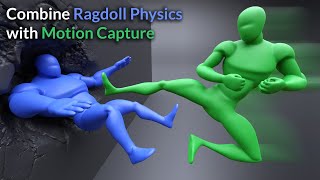 Combining Ragdoll physics with Motion Capture animation | Rokoko Smartsuit 2 | Blender Secrets