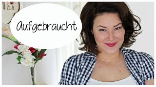 Aufgebraucht und aussortiert - Januar 2015