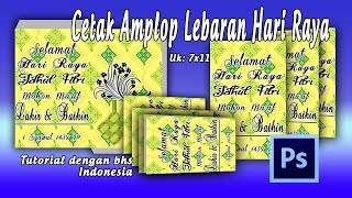 Membuat desain amplop lebaran hari raya di photoshop