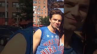 When the photo quality is low but Sebastian Stan...