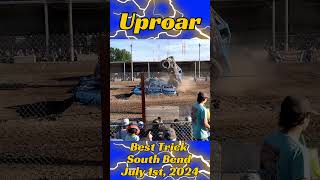 Jon Zimmer Sr. Uproar Best Trick South Bend July 1st, 2024 #monstertruck #monstertruckstunt